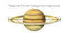 Planet Saturn Wall Decal Watercolor Solar System Space Fabric Vinyl Wall Sticker